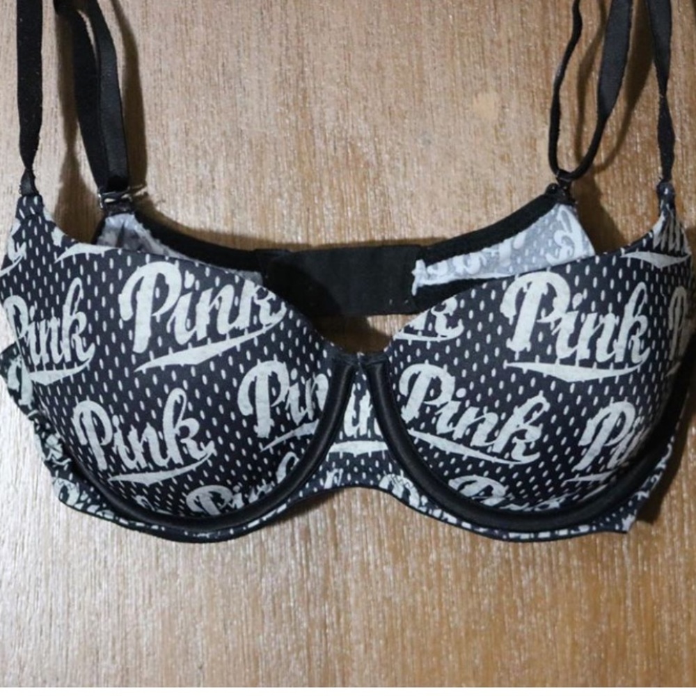 Pink victorious secret cup bra